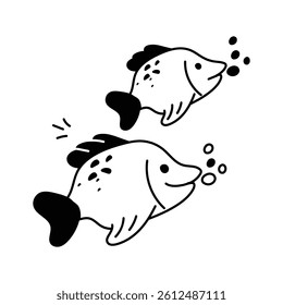 Get this amazing icon of fish in modern style