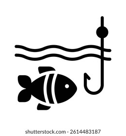 Get this amazing icon of fishing in modern style