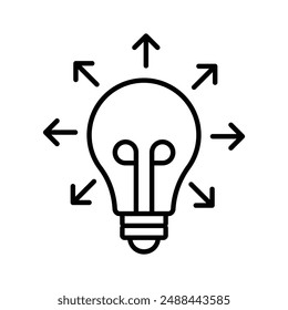 Get this amazing icon Idea Sharing in modern style, premium vector