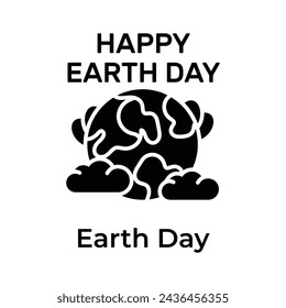 Get this amazing icon of international earth day in modern design style