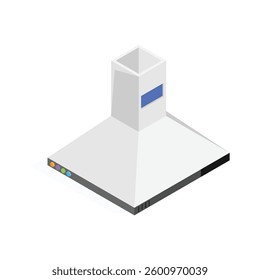 Get this amazing icon of kitchen hood in modern style