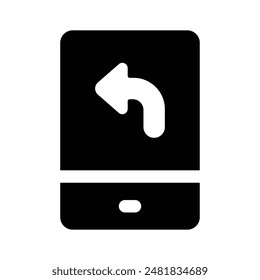 Get this amazing icon of navigation app in modern style, ready to use icon
