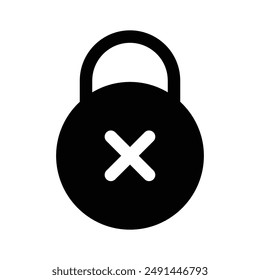Get this amazing icon of no security, ready for premium use