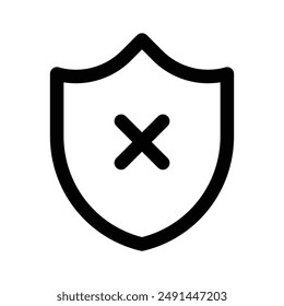 Get this amazing icon of no security, ready for premium use