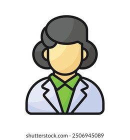 Get this amazing icon of pharmacist, ready to use vector