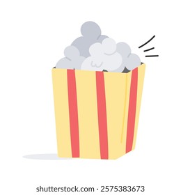 Get this amazing icon of popcorn in modern style