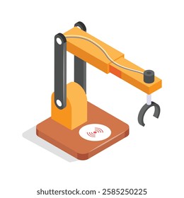 Get this amazing icon of robotic arm in modern style