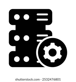 Get this amazing icon of server setting in modern design style