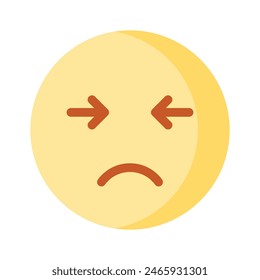 Get this amazing icon of sick emoji in modern style