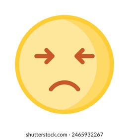 Get this amazing icon of sick emoji in modern style