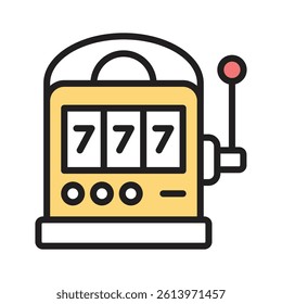 Get this amazing icon of slot machine in moderns style