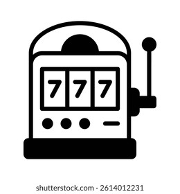 Get this amazing icon of slot machine in moderns style