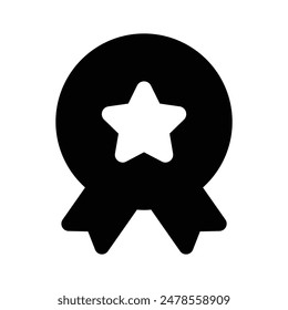 Obtén este increíble ícono de la insignia de la estrella, listo para usar Vector