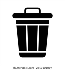 Obtenga este increíble icono de papelera en estilo de diseño moderno
