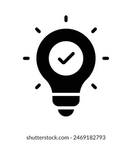 Get this amazing icon of verified idea in trendy style