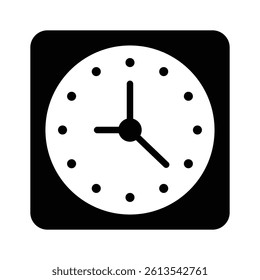 Get this amazing icon of wall clock in modern