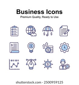 Get this amazing icons set of business and finance, editable vectors