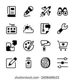 Get this amazing icons set of user interface in modern style