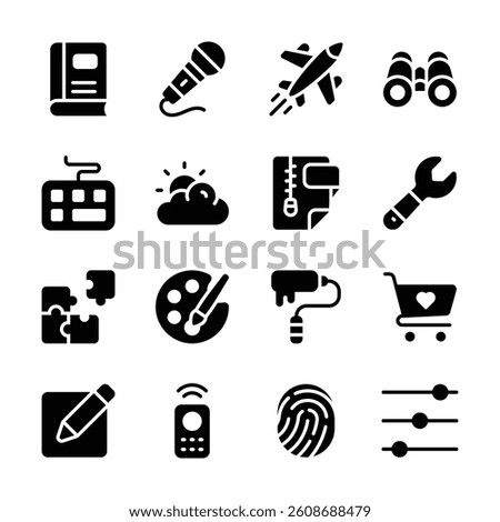Get this amazing icons set of user interface in modern style