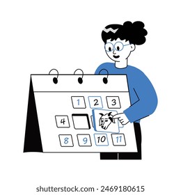 Erhalten Sie diese erstaunliche Illustration von eid al adha Kalender