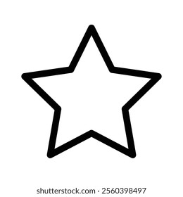 Get this amazing star vector design in trendy style