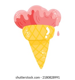 Get this amazing sticker icon of valentine dessert