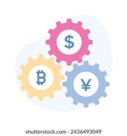 Get this beautiful and amazing icon of money management, editable vector