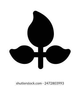Get this beautiful icon of herbal medicine, ready to use vector