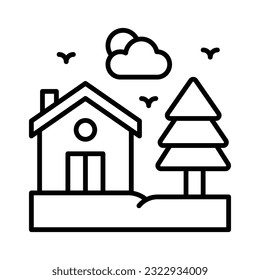 Get this beautifully designed icon of home in modern style, premium icon