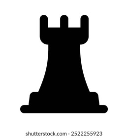 Get this beautifully designed icon of chess piece in trendy style