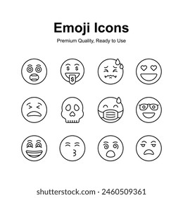 Holen Sie sich dieses sorgfältig gestaltete Emoji-Icon-Design, niedliche Ausdrücke Vektorgrafik
