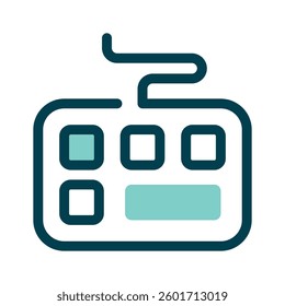 Get this creative icon of keyboard in modern style
