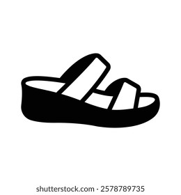 Get this creative icon of sandals