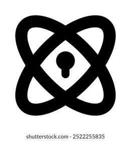 Get this creative icon of science research in modern style