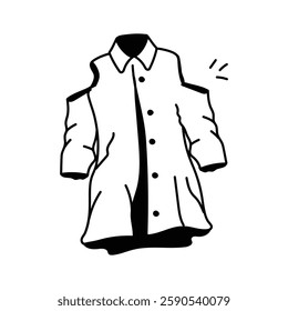 Get this creative icon of shirt in modern style