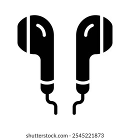Get this creatively crafted amazing icon of earbuds
