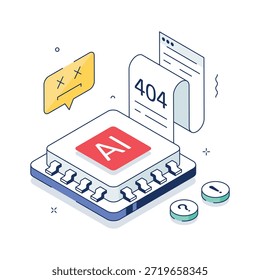 Obtenga este increíble icono de error de aire de diseño creativo en estilo moderno