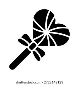 Obtenga este icono de glifo de piruleta, icono premium, diseñado creativamente