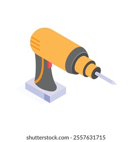 Get this easy to use icon of drill machine in modern style