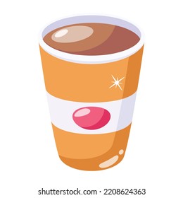 Get this flat icon of juice 