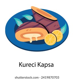 Holen Sie sich diese flache Ikone kureci kapsa