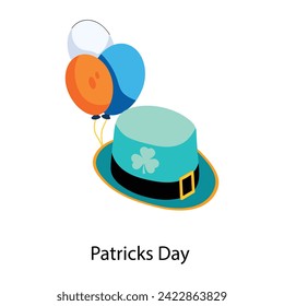Get this flat icon of st patricks day 