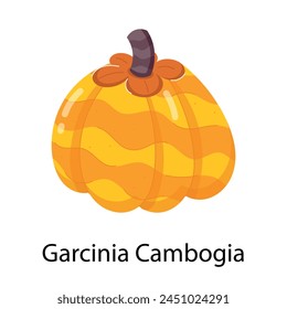 Get this flat sticker of garcinia cambogia