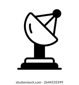 Obter este ícone de glifo da antena parabólica