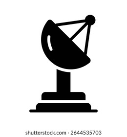 Obter este ícone de glifo da antena parabólica