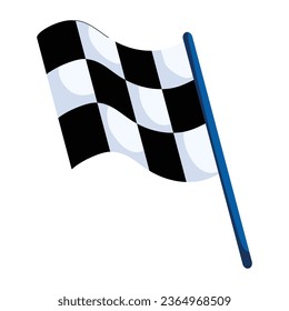 Get this handy flat icon of a race flag 