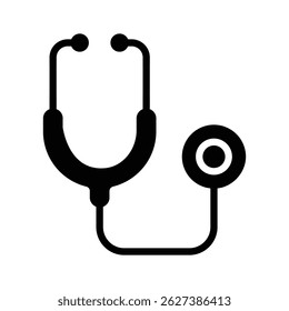 Get this handy glyph style icon of doctor stethoscope