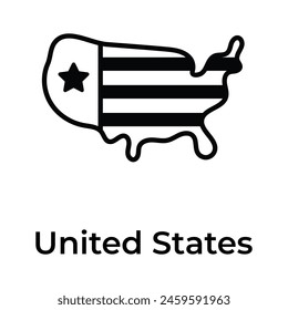 Get this handy usa map vector design, ready for premium use