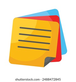 Get this high resolution icon of notes, ready to use and download