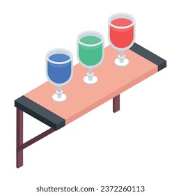 Get this isometric icon of restaurant 